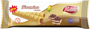 Kukuričné trubičky plnené tiramisu krémom